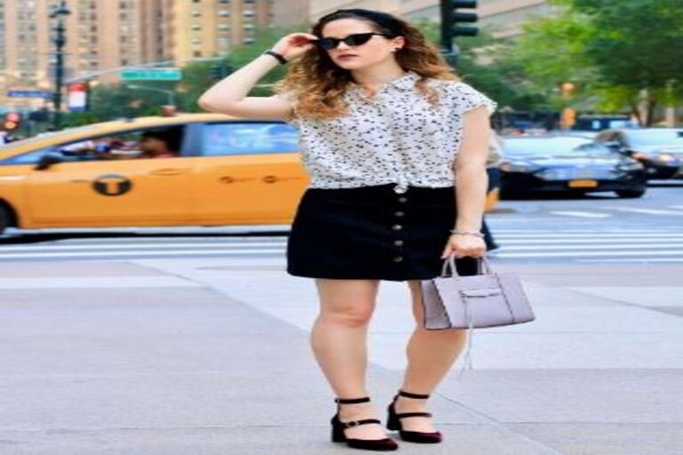 Wearing A Mini Skirt